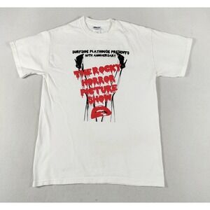 Gildan Graphic Tee Shirt Mens Medium Rocky Horror Picture‎ Show White Horror